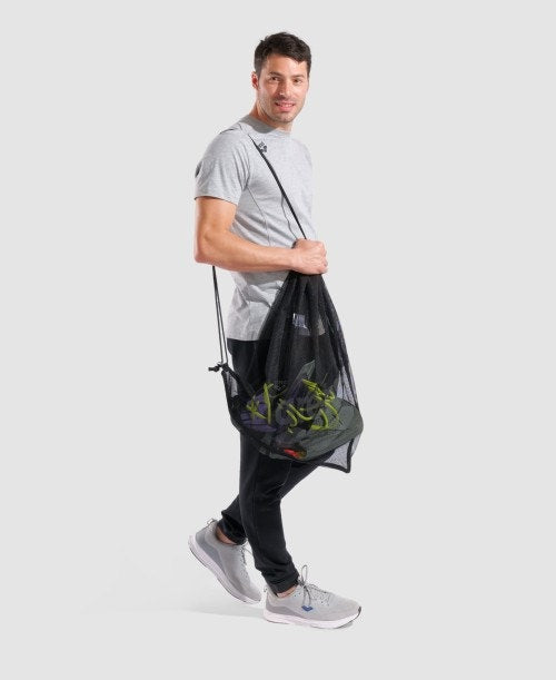 BOLSA PARA PISCINA DE MESH ARENA ONE GO BACKPACK 45L NEGRO
